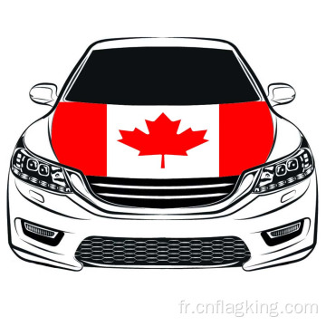 La coupe du monde drapeau du Canada drapeau de capot de voiture 100*150 cm bannière de capot de voiture Canada